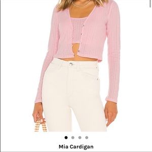 Majorelle top and cardigan set